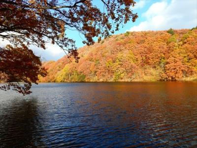 金山峠と七ヶ宿町の紅葉