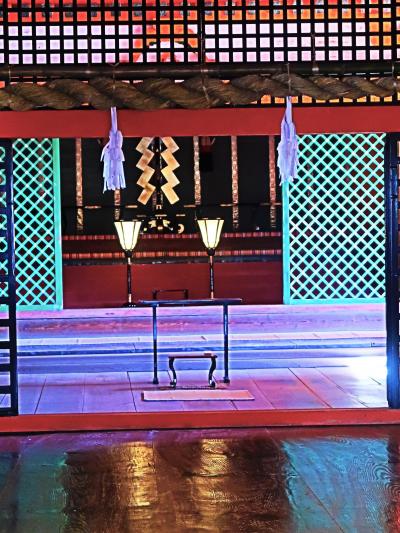 広島15　宮島-4　厳島神社a　参拝　国宝-本殿・拝殿・回廊等6棟　☆世界遺産-厳粛な空間