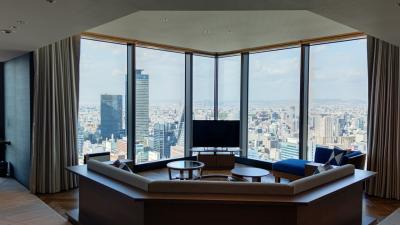 名古屋プリンスホテル スカイタワー　プレミアムコーナーキングルーム 名古屋頑張れ！