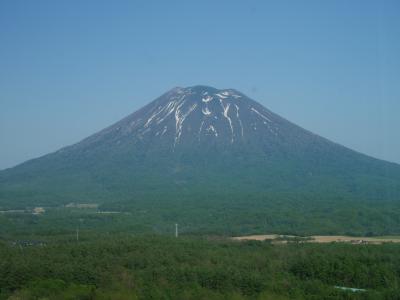 北海道旅行　2泊3日　１日目　のんびり羊蹄山を眺める