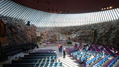 スウェーデン～フィンランド避暑の旅（１１）　ヘルシンキのテンペリアウキオ教会とフィンランド国立博物館