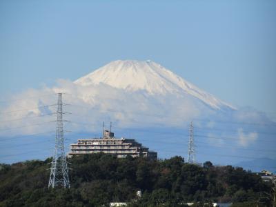 紅葉滝から見る富士山