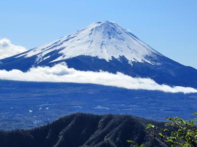 富士山展望　毛無山～十二ヶ岳の縦走