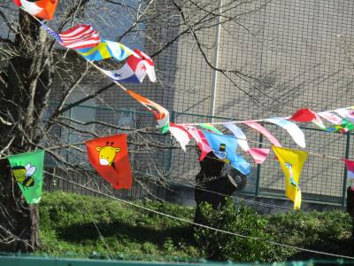 幼稚園の運動会には万国旗がない！？