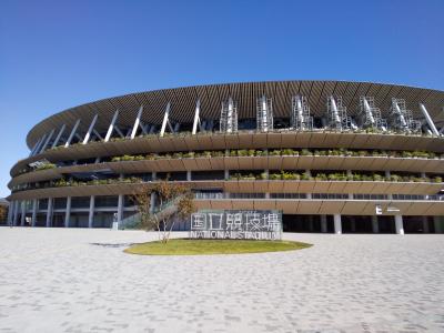 新国立競技場とオリンピック記念館