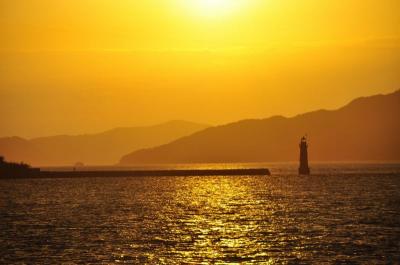 瀬戸大橋が良く見える島「本島（ほんじま）」への旅