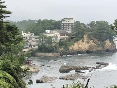 岡倉天心が晩年を過ごした「関東の松島」の異名を持つ五浦海岸に位置する五浦観光ホテルで一泊