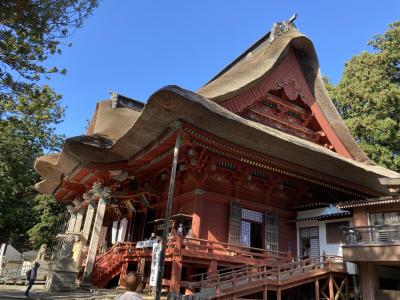 出羽三山神社、三神合祭殿にて正式参拝する