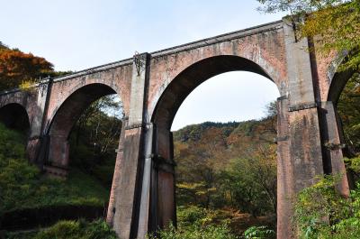 紅葉ドライブ、めがね橋・碓氷峠・碓氷湖