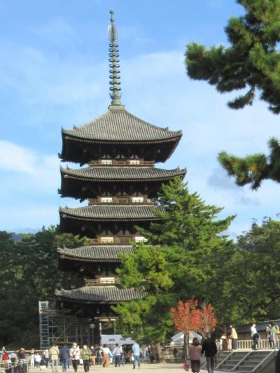120年ぶりの大規模修繕工事直前の興福寺・五重塔の初層内陣特別公開に際して内陣拝観