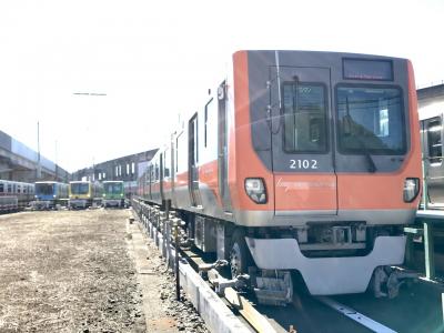 ニューシャトルの車両基地公開と鉄道博物館へ行ってきました。