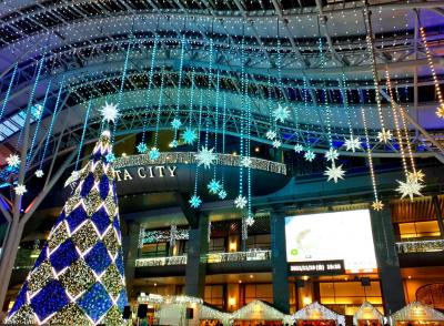 福岡 ANAクラウンプラザホテルさんのランチブッフェ&JR博多シティのクリスマスイルミネーションへ♪