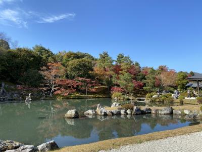 紅葉の嵐山①　トロッコ・天龍寺・常寂光寺