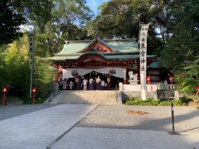 熱海①　海鮮のランチにモンブランソフト　来宮神社にお参りしました