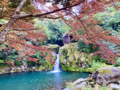 曽木の滝、観音滝 鹿児島の紅葉からレトロな嘉例川駅へ