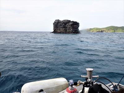 21年初冬　沖縄・阿嘉島・河童岩でダイビングで事故に・・・