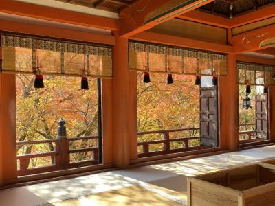 奈良・紅葉の談山神社と長谷寺へ。