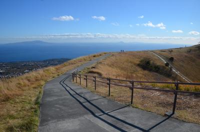 大室山から眺めた伊豆七島