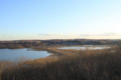 ANAダイヤ修行の旅4-2、釧路湿原を走り抜ける釧網本線と塘路湖の見える”サルボ展望台”