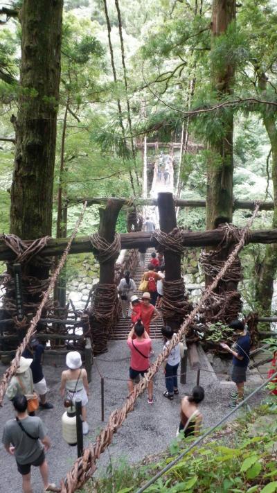 2021年8月守ろう心身の健康！お盆の瀬戸内のんびり周遊してみた(2)大雨前に日本三大秘境祖谷を走る