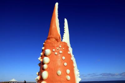 ANAダイヤ修行の旅5【ファイナル】、オホーツク・カニの爪オブジェと&quot;紋別タッチ&quot;本物に遭遇