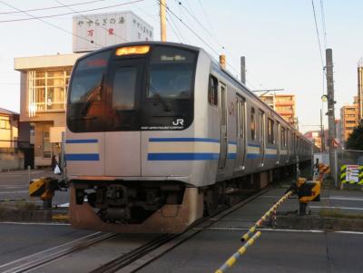 横須賀線各駅さんぽ（１）久里浜駅（神奈川県横須賀市）：早朝深夜しか電車が通らない踏切