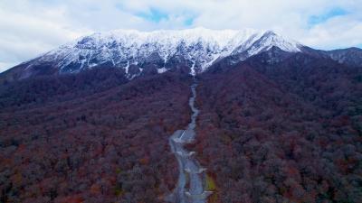 2021年 晩秋の大山で空から紅葉狩り【4K空撮映像付】