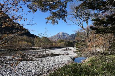 秋の伊豆と信州の優雅な旅♪　Vol.121 ☆上高地：明神池・徳沢の優雅なハイキング　紅葉と霧氷♪