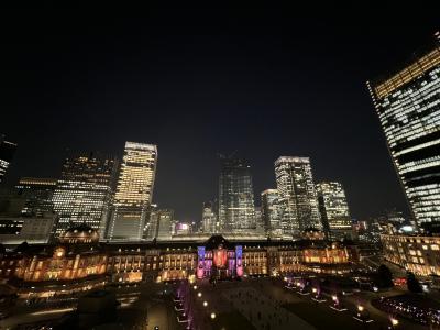 東京駅付近の夜景