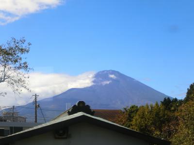 富士山を見たくて河口湖と山中湖へ…