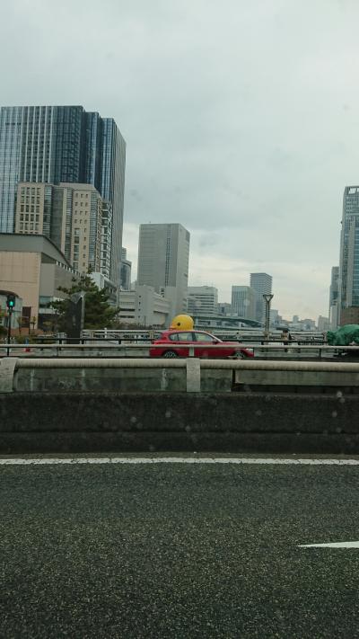 仕事で、大阪へ危険なので車で大移動