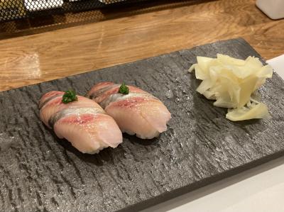 出張のついでに⑭ 旭川の "小西鮨" でお寿司。鰊（にしん）の握りを初めて食べ、山わさびの強烈な風味を初めて味わいまいした！