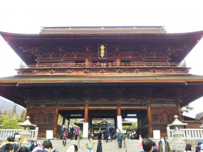 長野駅～善光寺往復でグルメの旅