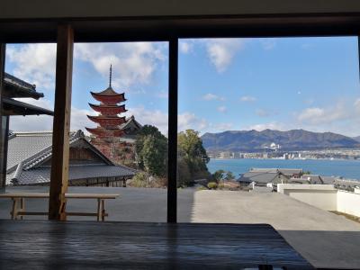 ’２１　広島100名城＆グルメ旅１１　宮島 あなごめしのうえの～絶景カフェの牡蠣祝