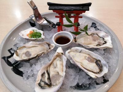 ’２１　広島100名城＆グルメ旅１８　宮島 宮島珈琲～焼きがきのはやし～島旨PAN