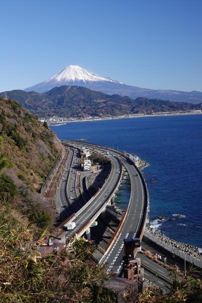 さった峠と富士山