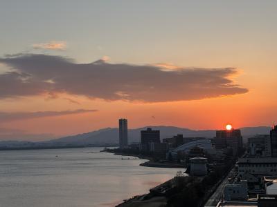 年末は寒波到来との予報の中、大津までとにかくやってきた。