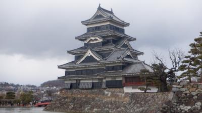 2021年末2022年始冬旅、長野新潟山形福島を巡ります(1)長野の山々、名城、絶景、神仏を味わう