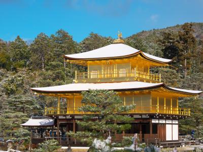 寒波到来！雪の京都が撮れるかも！？　３日目金閣寺