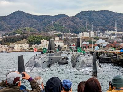 2021-2022年末年始広島旅行2日目　呉艦船巡り　原爆ドーム平和記念公園　広島城　お好み村　