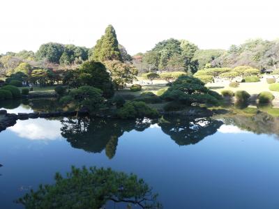 新宿御苑と皇居