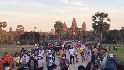 新年を迎えるシェムリアップ