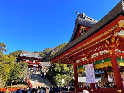 2022年の初詣は恒例の「鶴岡八幡宮」