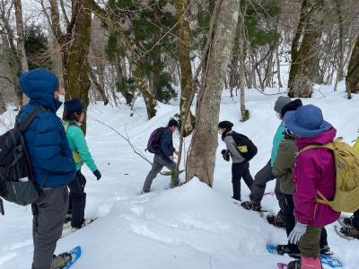 大山スノーシュートレッキング