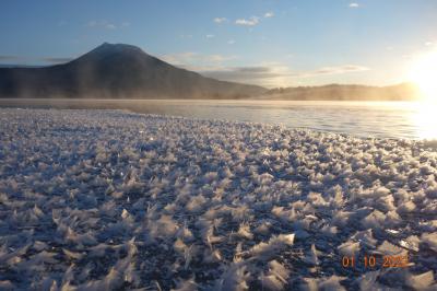 極寒の阿寒湖畔と阿寒湖スキー場