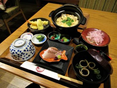 ツアー3日目の松山城下での夕食 第二弾は「松山鯛めし 秋嘉 本店」