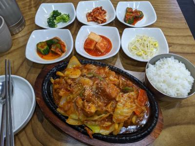 鶴橋の韓国料理店「アリの家」でランチ～カナリヤでパフェ～延羽の湯で入浴