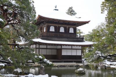 20220121-1 京都 慈照寺銀閣の雪景色