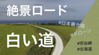 【絶景ロード】北海道の白い道