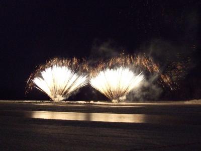 冬の北海道　阿寒湖氷上フェスティバル